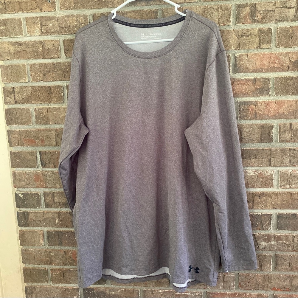 Under Armour Heat Gear long sleeved grey mens shirt 3xl